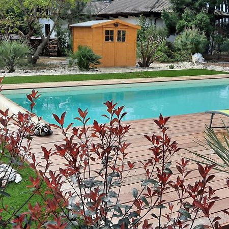 Grande Maison Landaise Avec Piscine Privee, Proche Plage, Pour 8 Personnes A Biscarrosse - Fr-1-319-398 Exterior foto